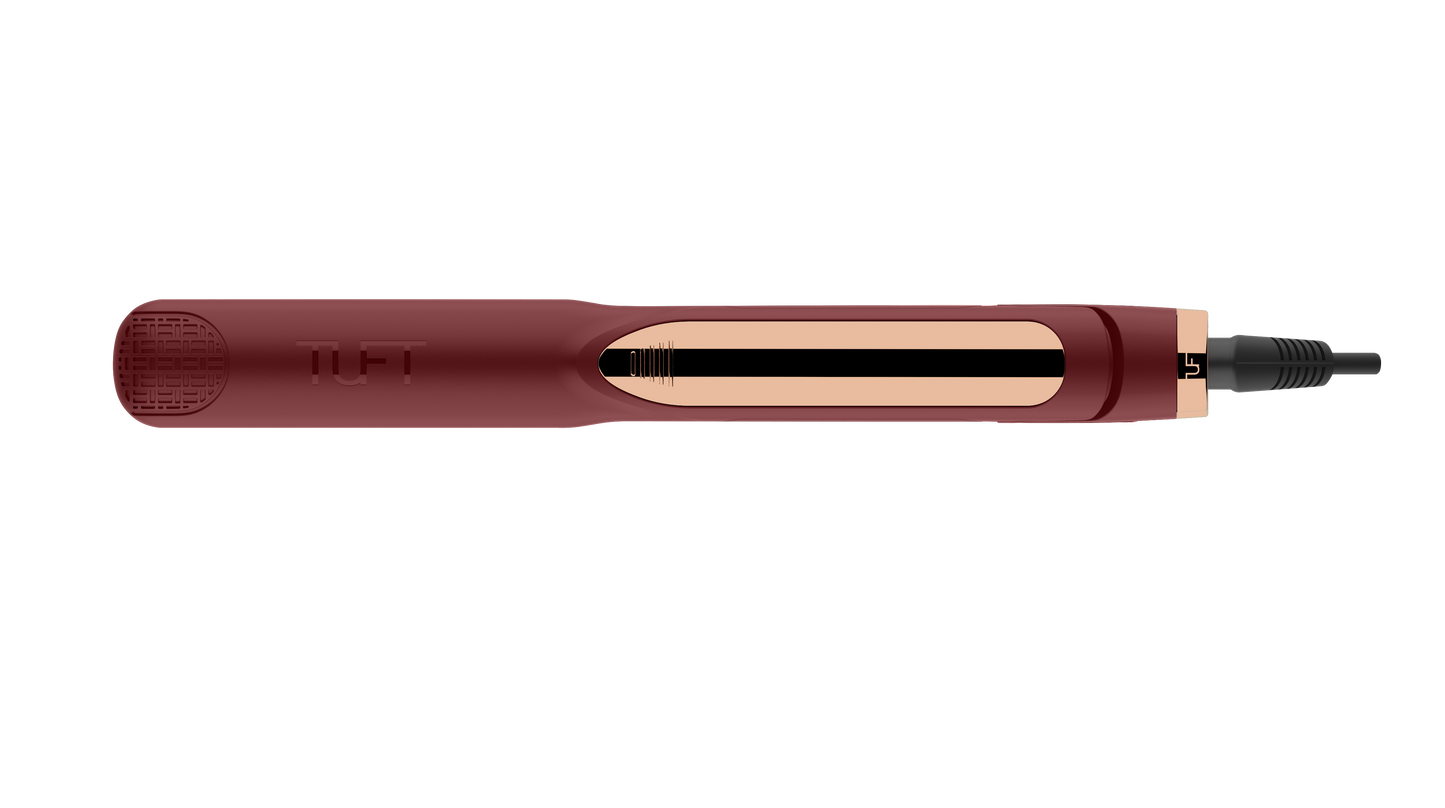 TUFT Professional Diamond Plus 450°F Flat Iron - Limited Edition Maroon -1"